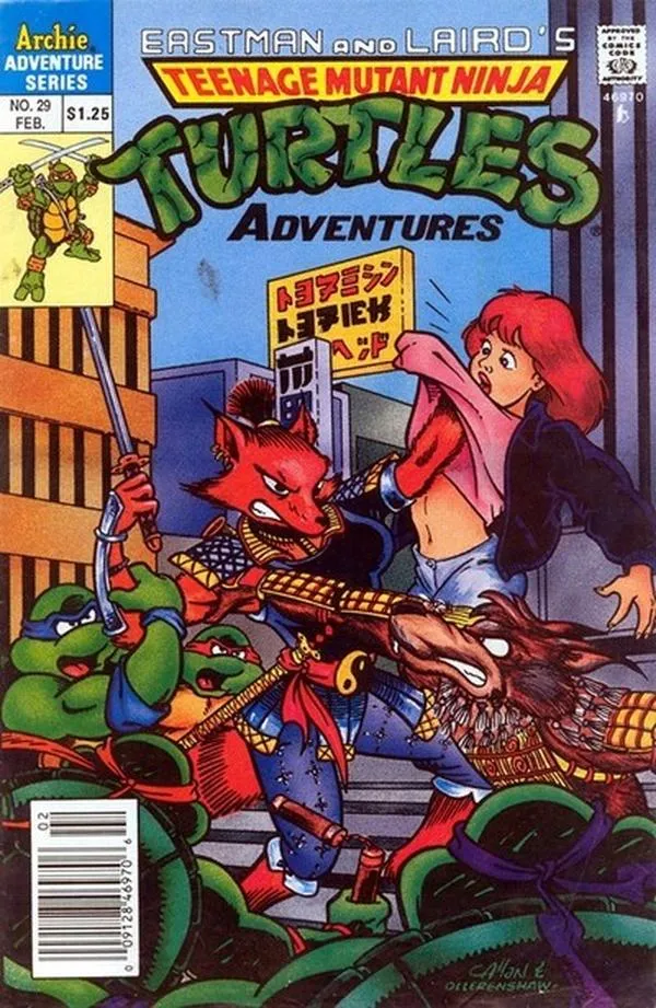 Cover of Teenage Mutant Ninja Turtles Adventures #29