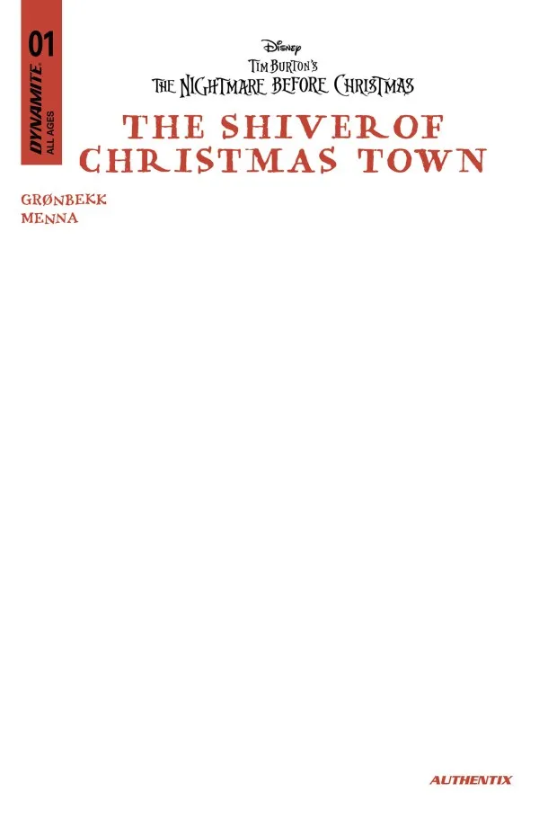 Cover of Tim Burton's the Nightmare Before Christmas: The Shiver of Christmas Town #1