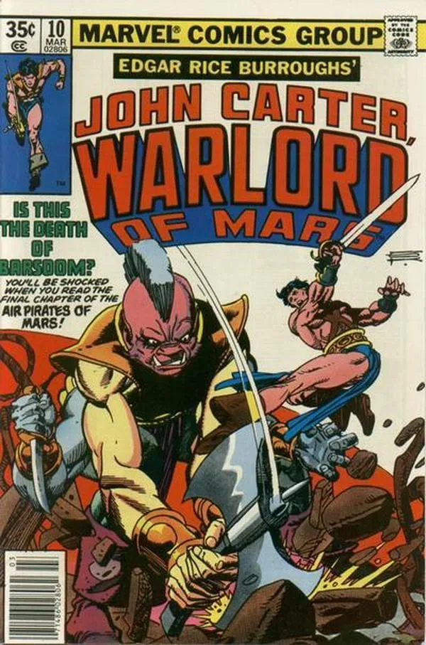 Cover of John Carter, Warlord of Mars #10