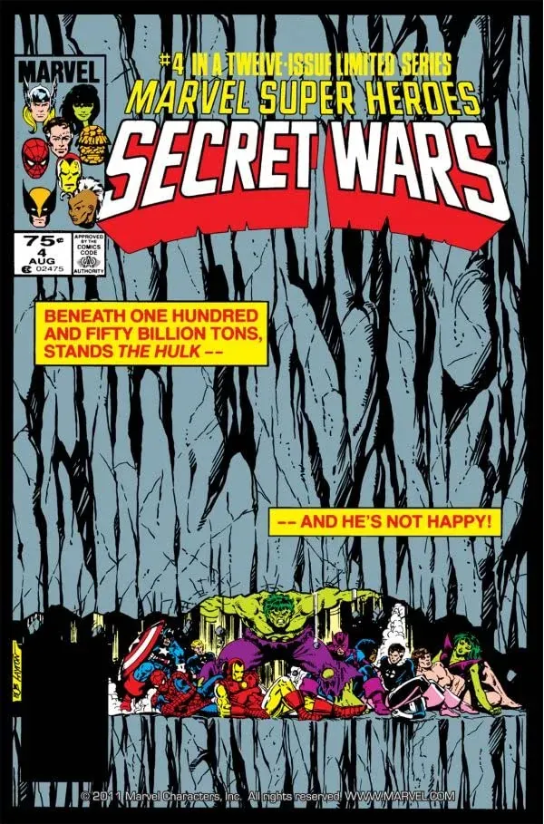 Cover of Marvel Super-Heroes Secret Wars #4