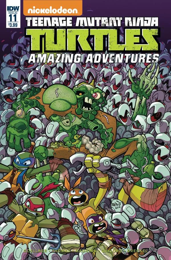 Cover of Teenage Mutant Ninja Turtles: Amazing Adventures #11