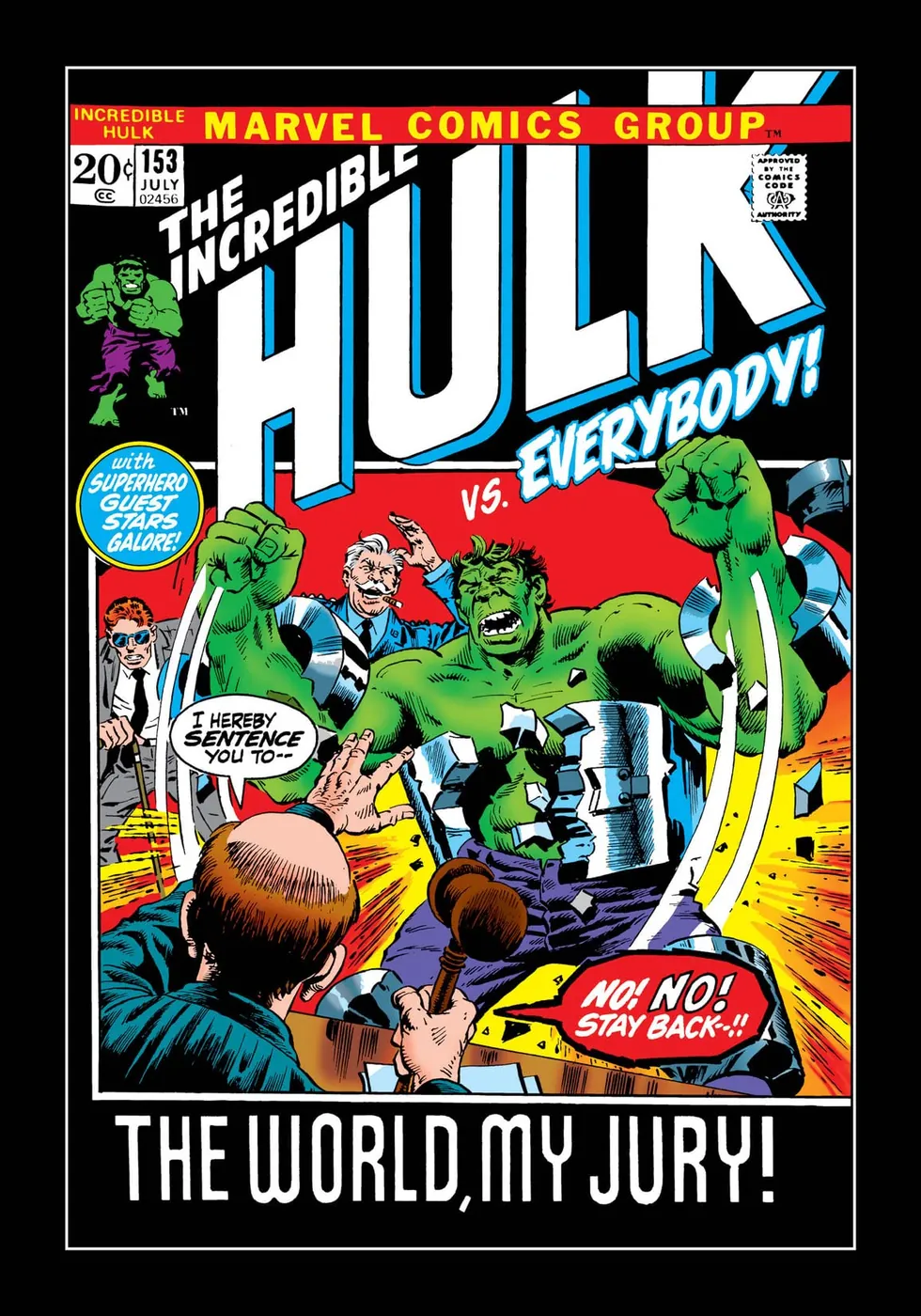 Cover of The Incredible Hulk #153