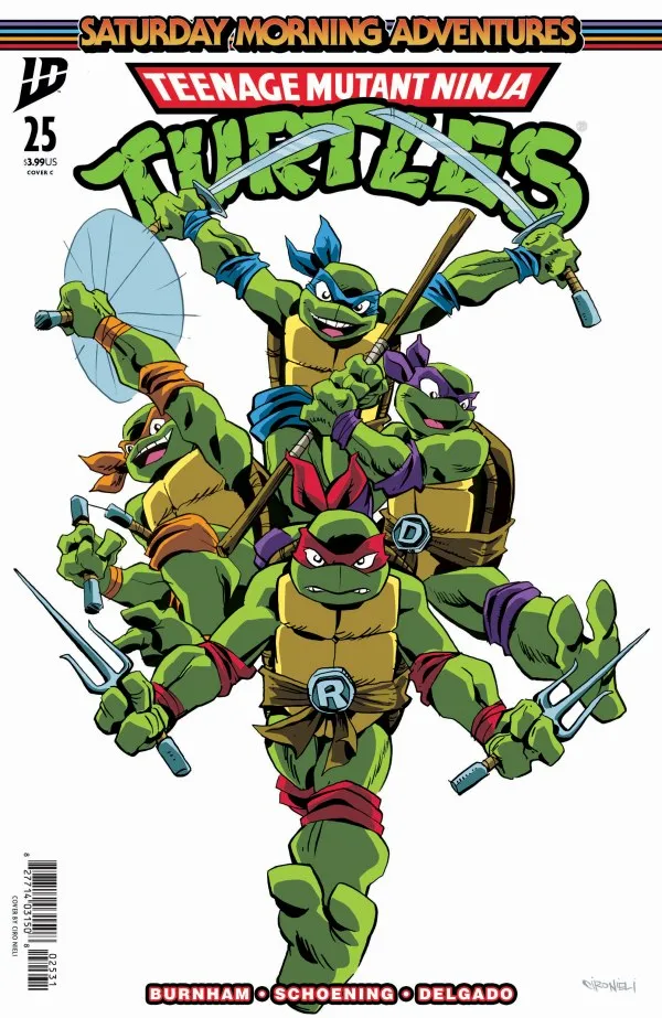 Cover of Teenage Mutant Ninja Turtles: Saturday Morning Adventures #25