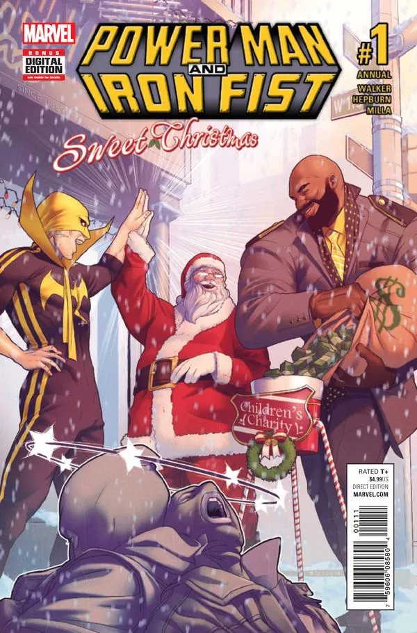 Cover of Power Man and Iron Fist: Sweet Christmas Annual #1