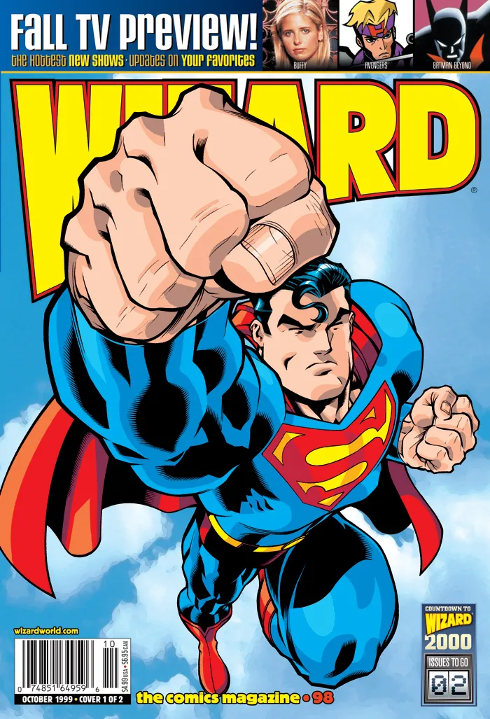 Cover of Wizard: The Comics Magazine #98