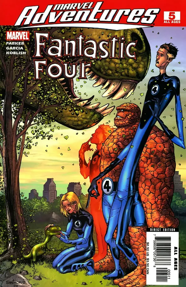 Cover of Marvel Adventures Fantastic Four #5