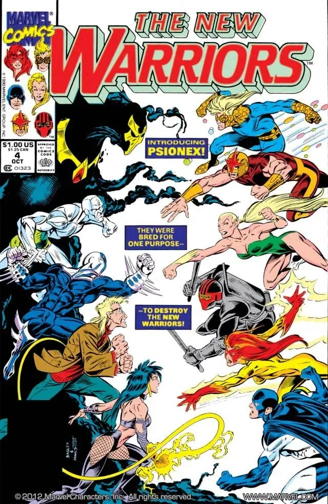 Cover of The New Warriors #4