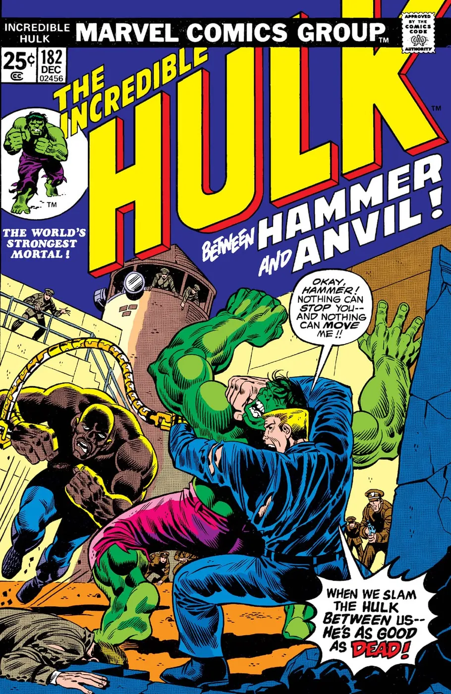 Cover of The Incredible Hulk #182