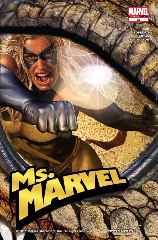 Cover of Ms. Marvel #23