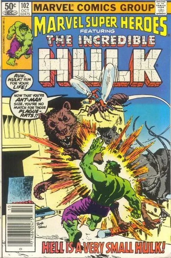 Cover of Marvel Super-Heroes #102