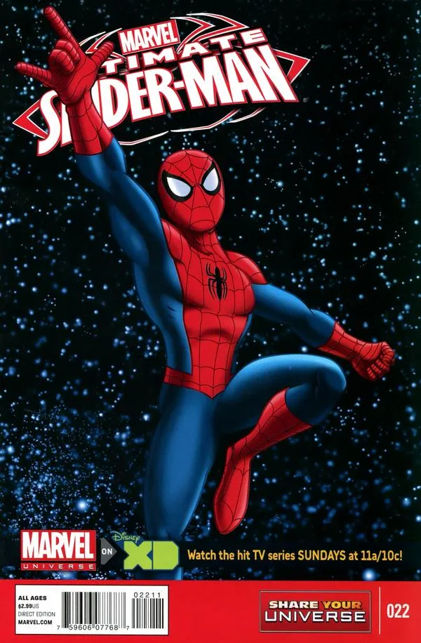Cover of Marvel Universe Ultimate Spider-Man #22