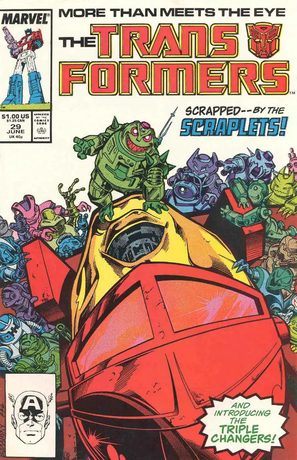 Cover of The Transformers #29