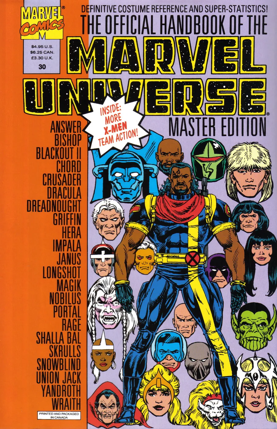 Cover of The Official Handbook of the Marvel Universe: Master Edition #30