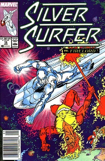 Cover of Silver Surfer #19
