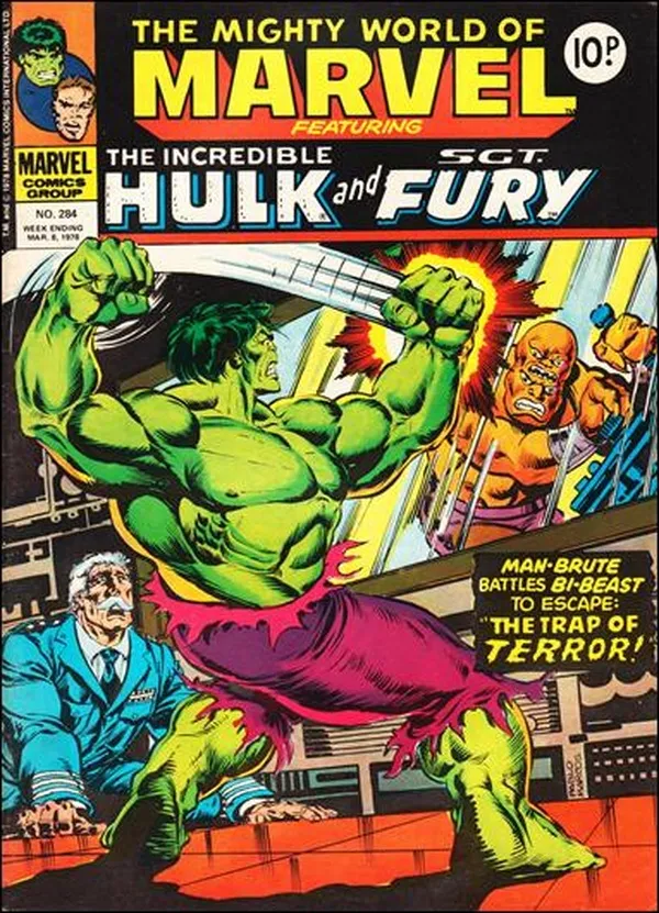 Cover of The Mighty World of Marvel #284
