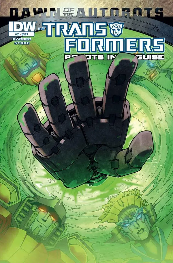 Cover of The Transformers: Robots in Disguise #33