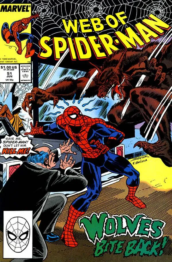 Cover of Web of Spider-Man #51