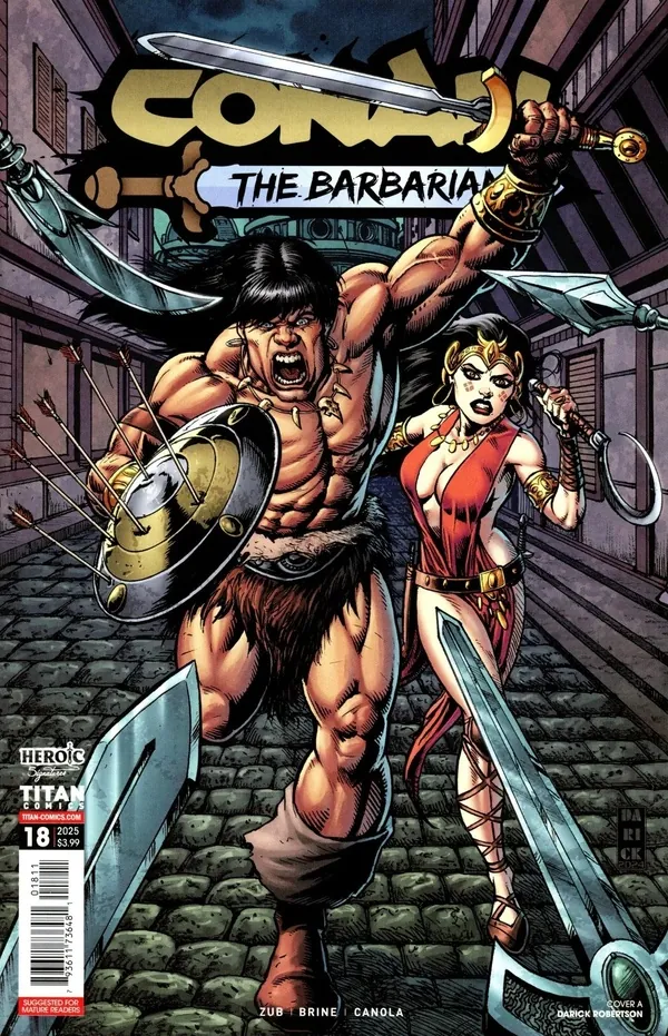 Cover of Conan: The Barbarian #18