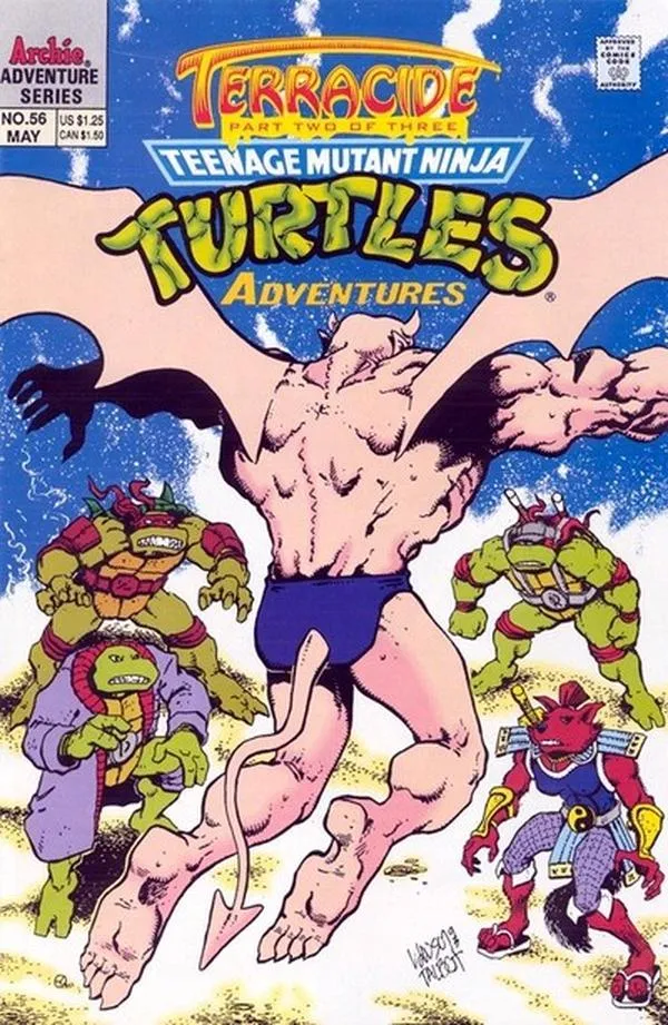 Cover of Teenage Mutant Ninja Turtles Adventures #56