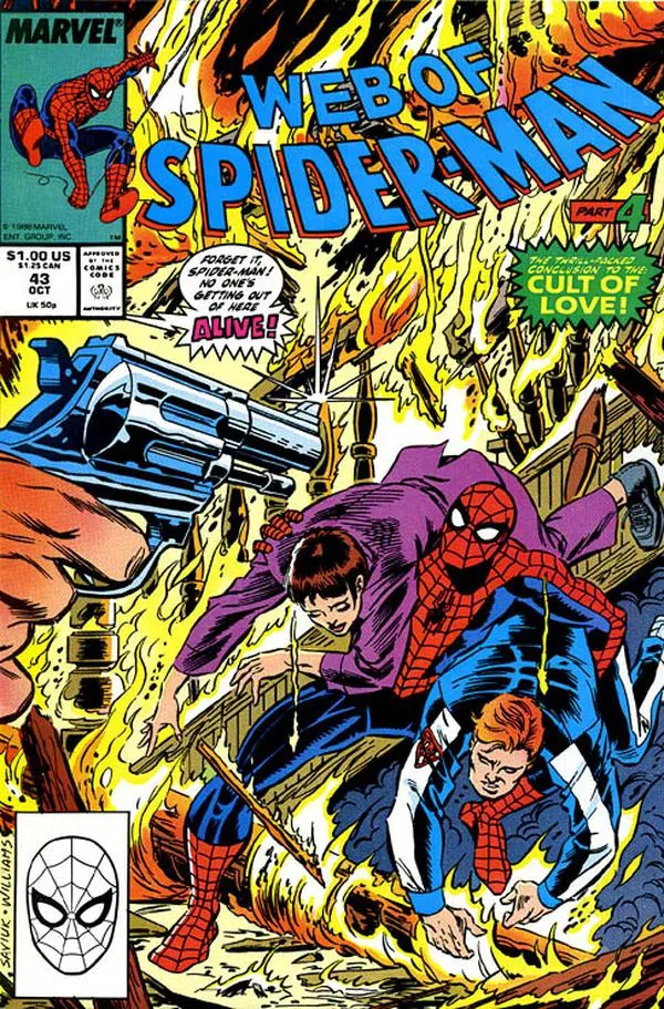 Cover of Web of Spider-Man #43
