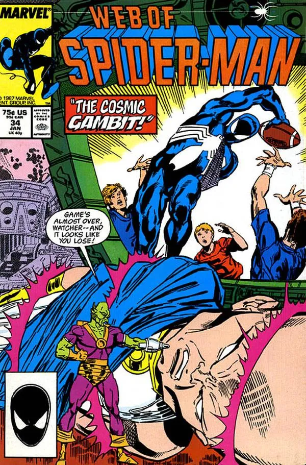 Cover of Web of Spider-Man #34