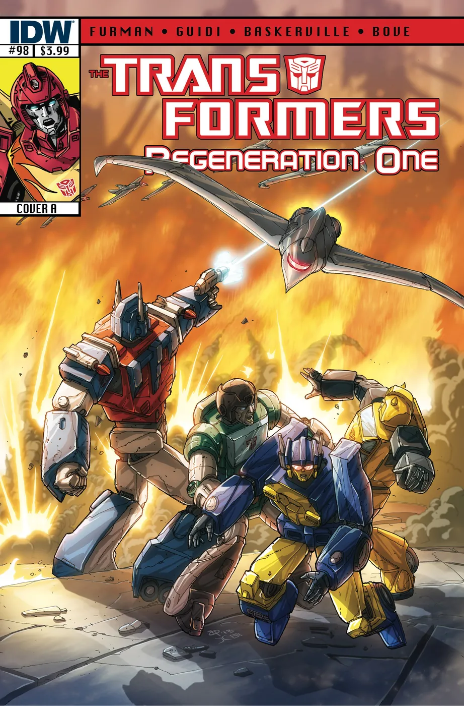 Cover of Transformers: Regeneration One #98