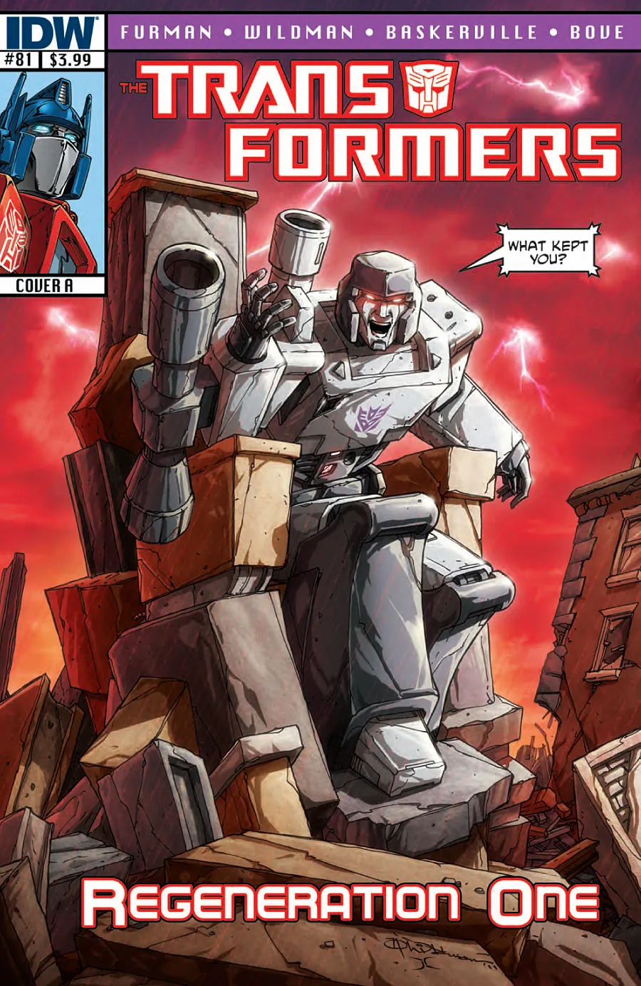 Cover of Transformers: Regeneration One #81