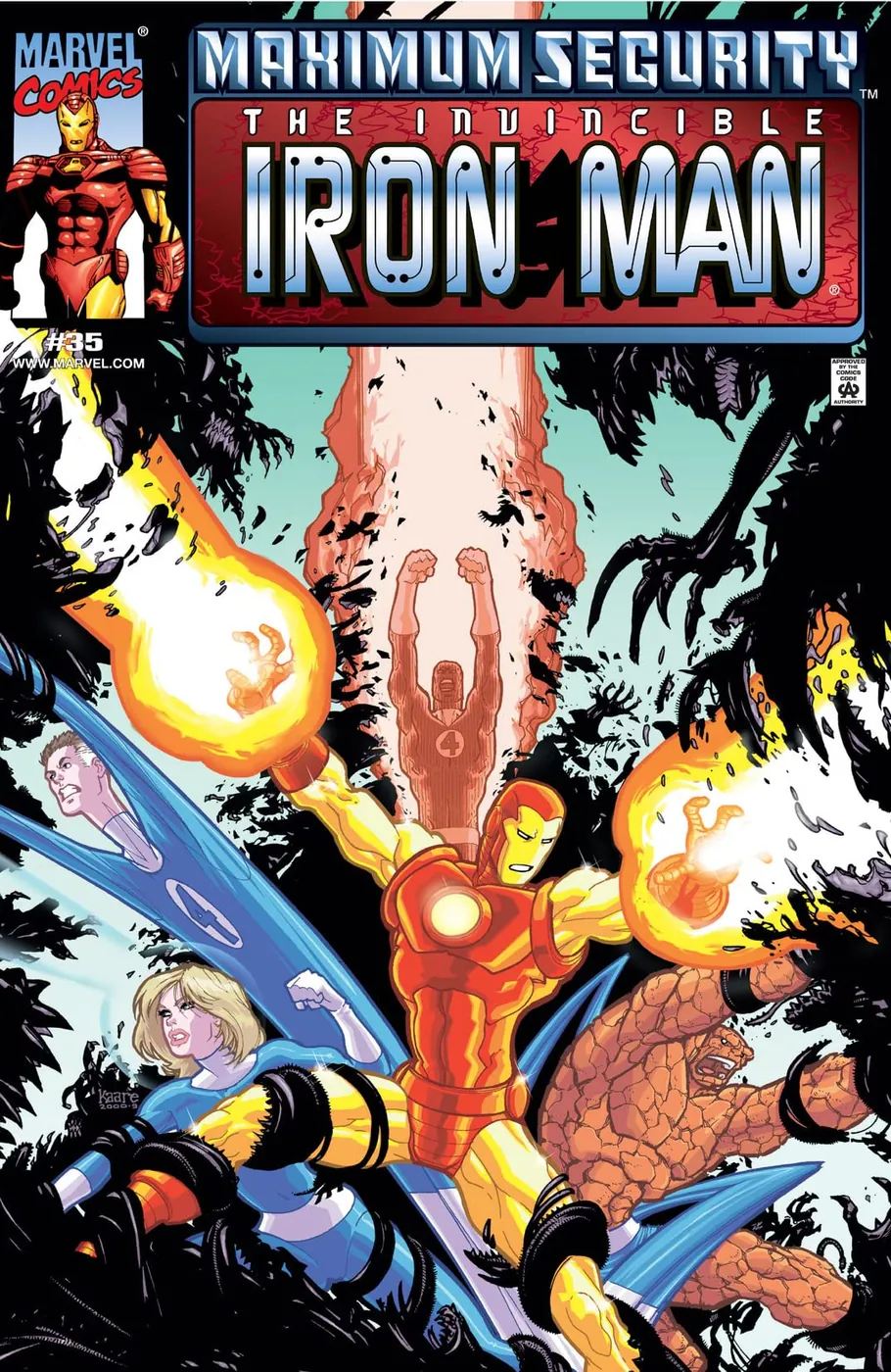 Cover of Iron Man #35