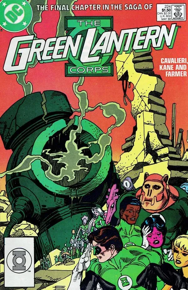 Cover of The Green Lantern Corps #224