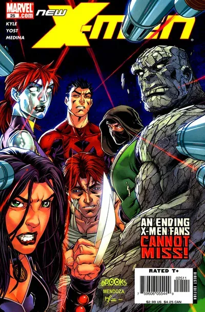 Cover of New X-Men #25