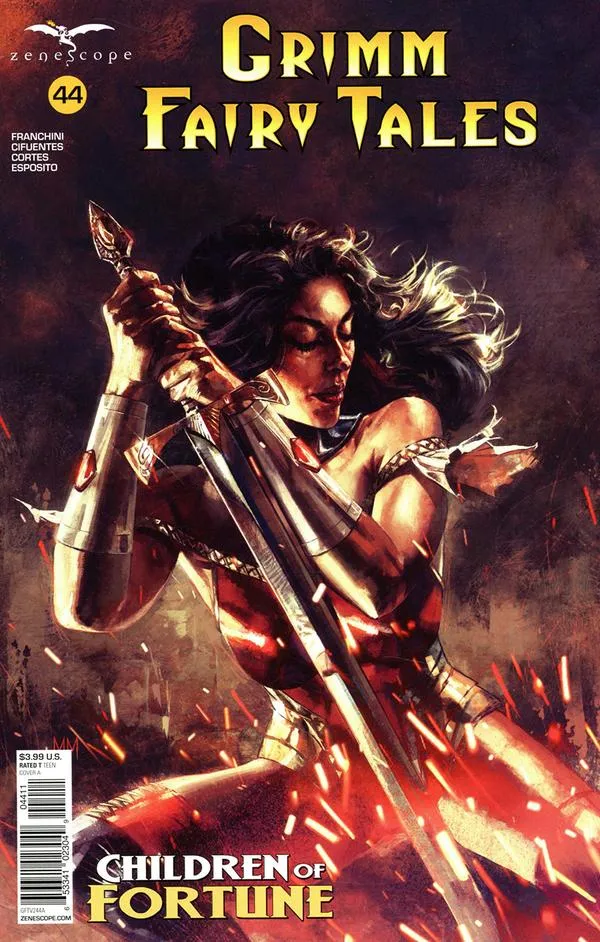 Cover of Grimm Fairy Tales #44