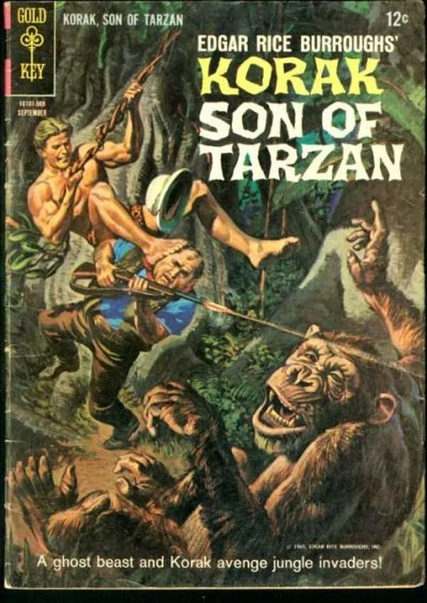 Cover of Edgar Rice Burroughs Korak, Son of Tarzan #10