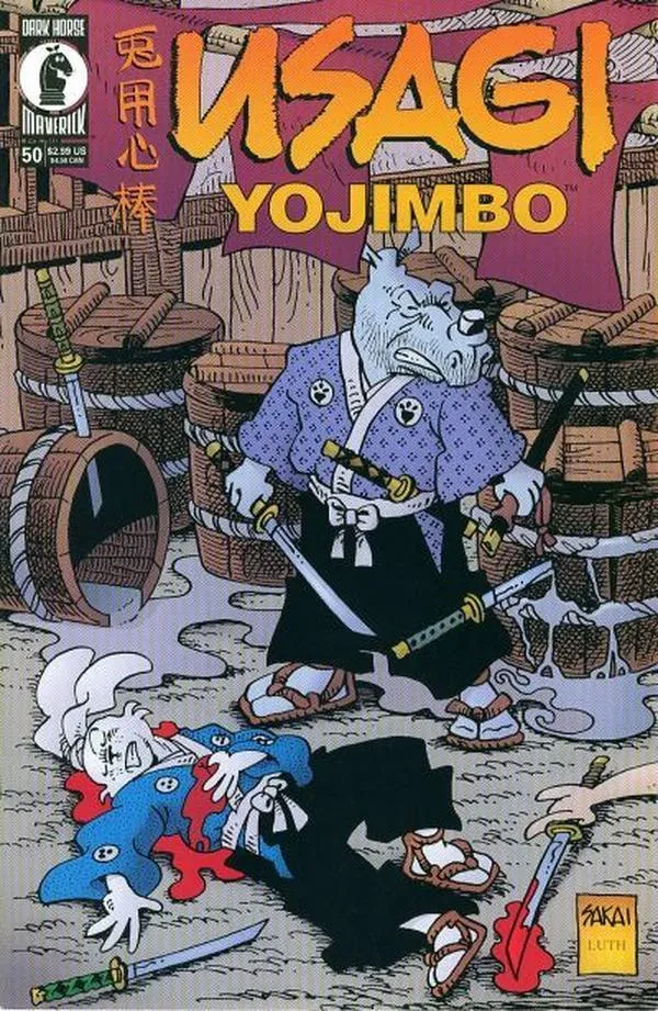 Cover of Usagi Yojimbo #50