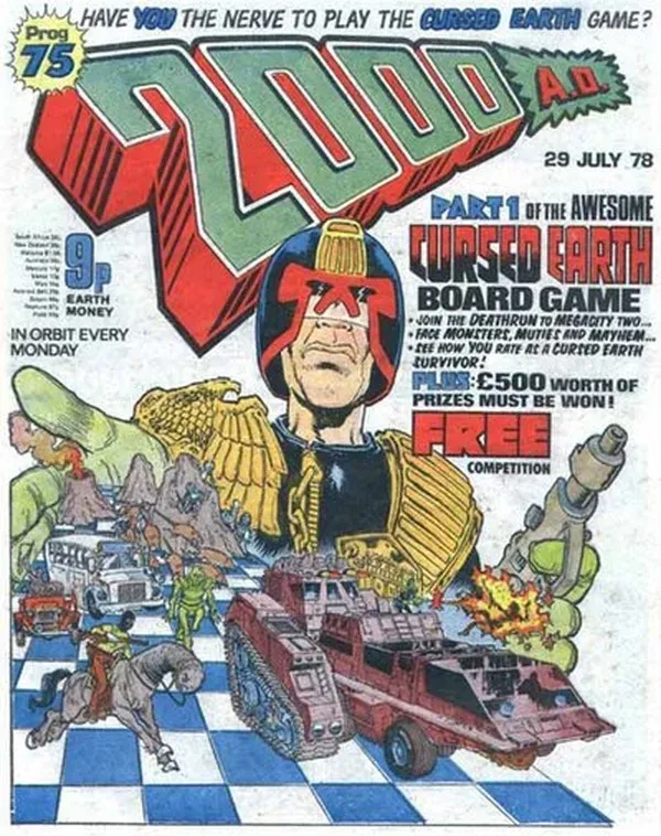 Cover of 2000 AD #75