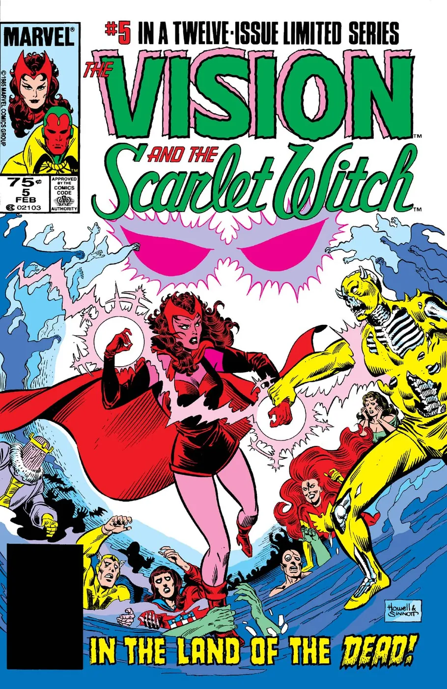 Cover of The Vision and the Scarlet Witch #5