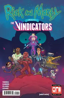 Cover of Rick and Morty Presents: The Vindicators #1