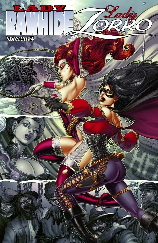 Cover of Lady Rawhide Lady Zorro #4