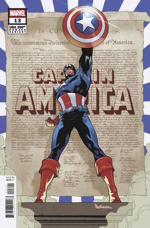 Cover of Captain America #13 (784)