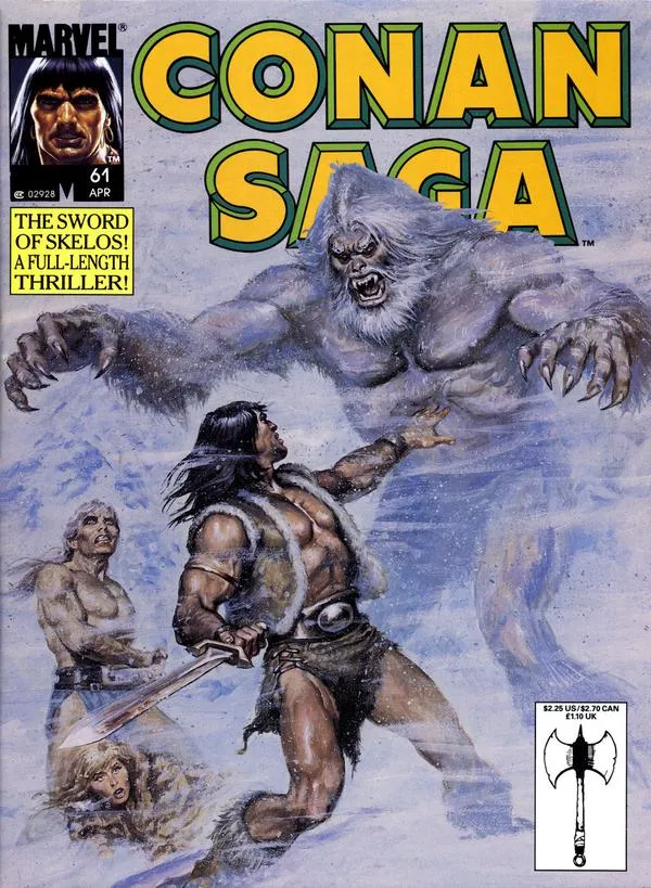 Cover of Conan Saga #61