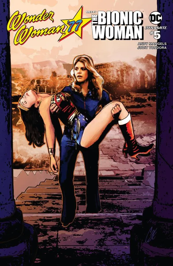 Cover of Wonder Woman '77 Meets the Bionic Woman #5