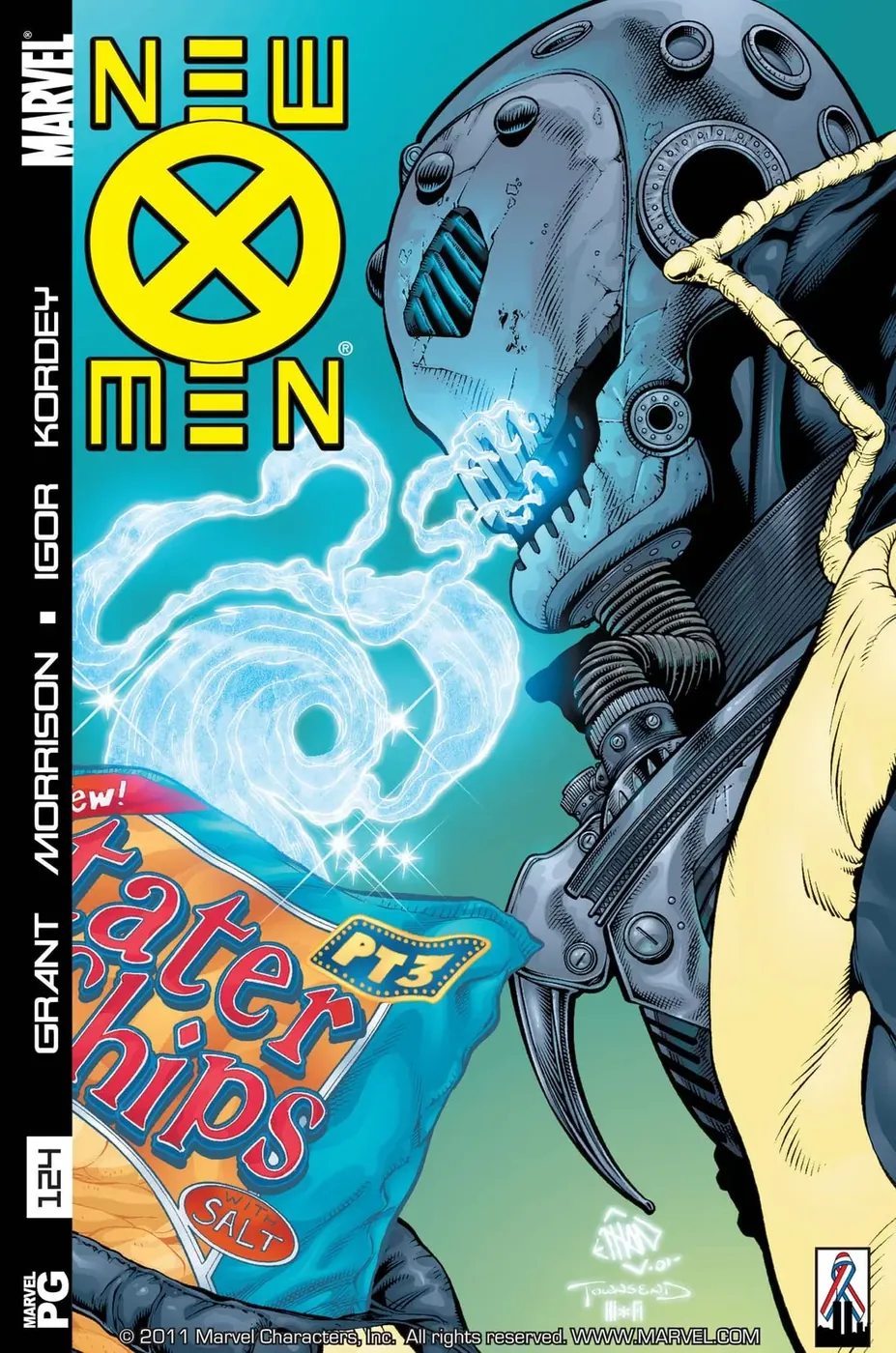 Cover of New X-Men #124
