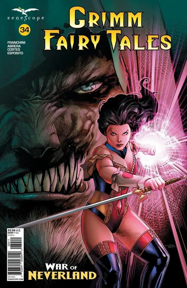 Cover of Grimm Fairy Tales #34