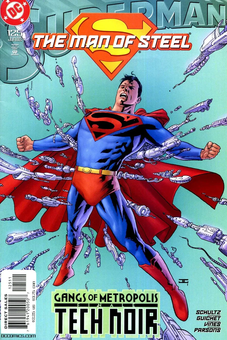 Cover of Superman: The Man of Steel #125