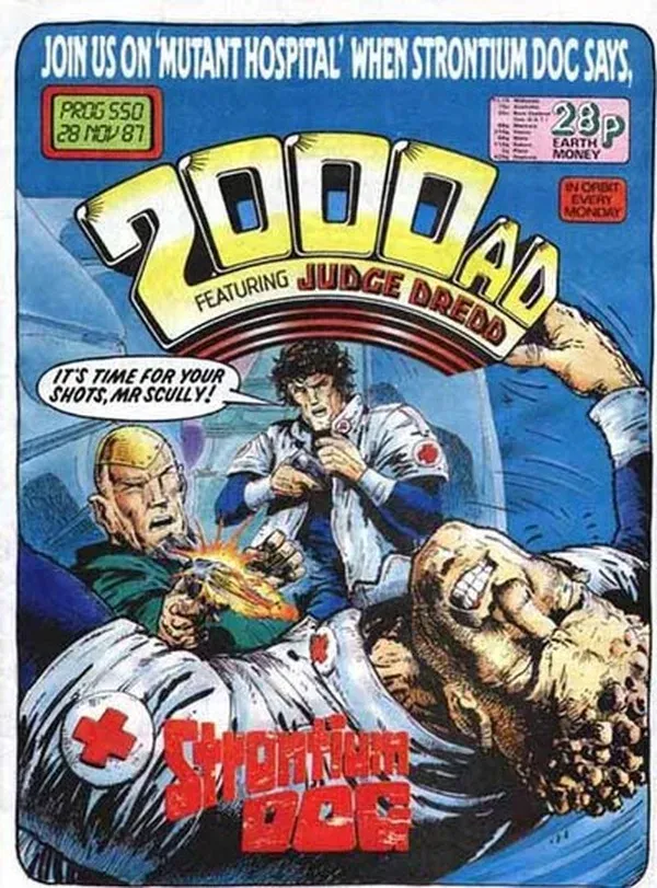 Cover of 2000 AD #550