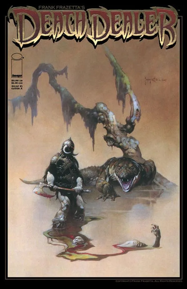 Cover of Frank Frazetta's Death Dealer #4