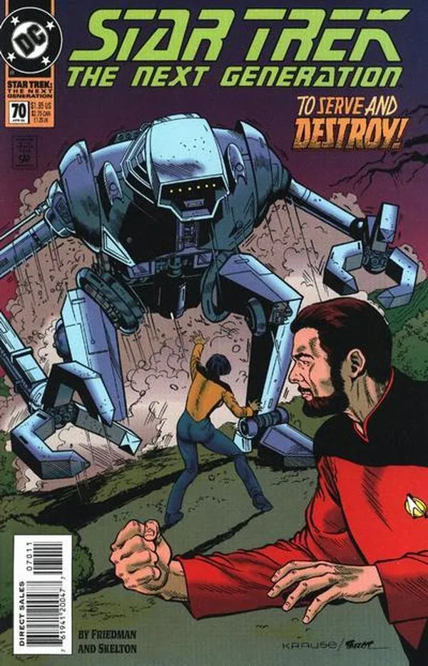Cover of Star Trek: The Next Generation #70