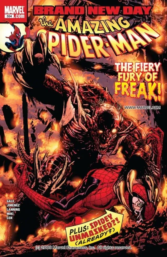 Cover of The Amazing Spider-Man #554