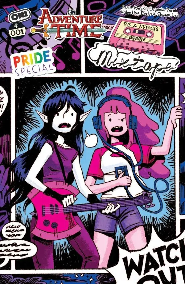 Cover of Adventure Time Pride Special: PB & Marcy's Infinite Mixtape #1