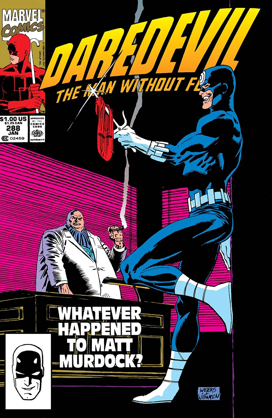 Cover of Daredevil #288