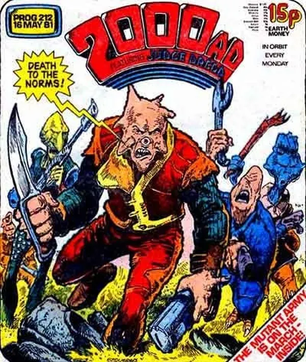 Cover of 2000 AD #212